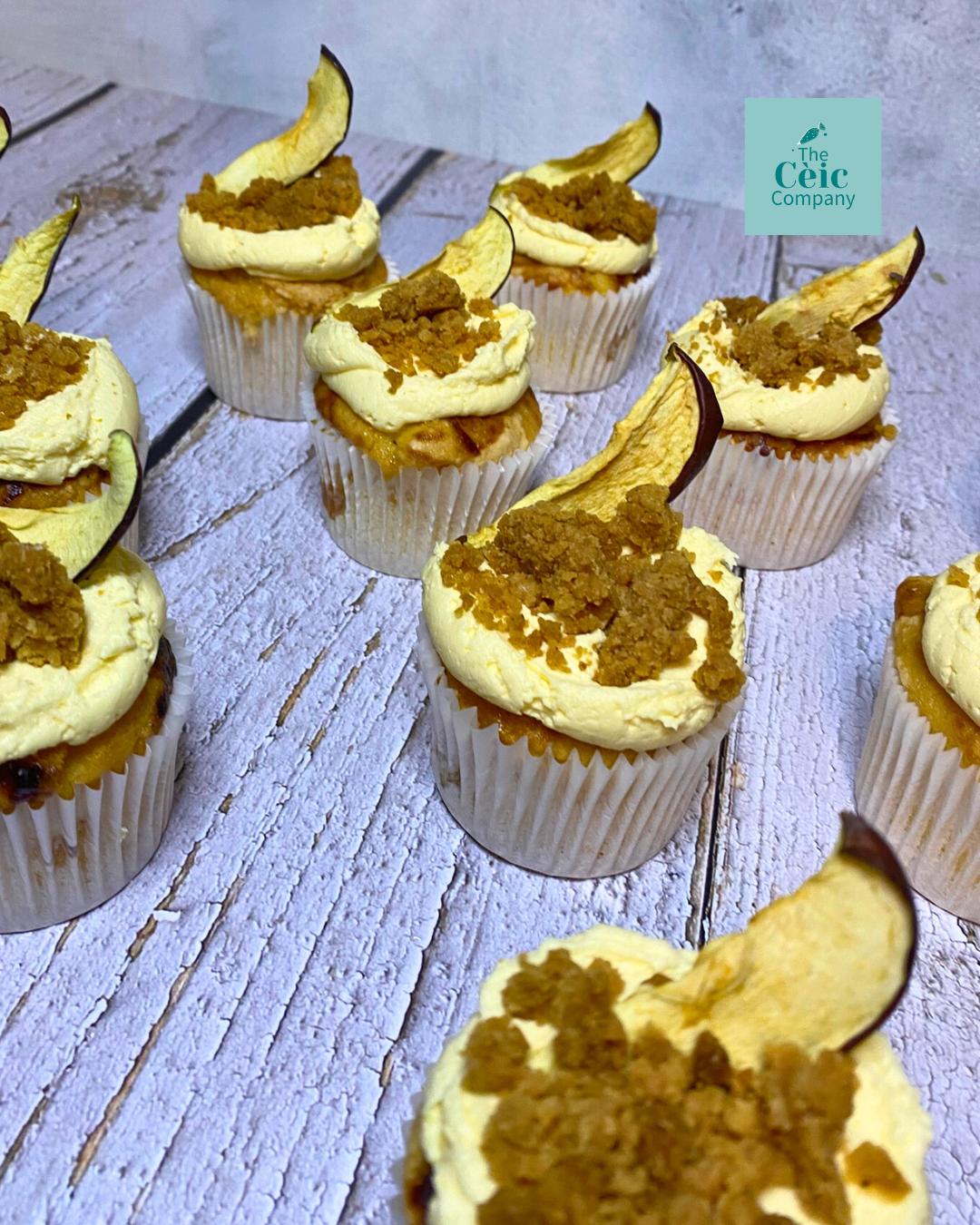 Apple Crumble Cupcakes
