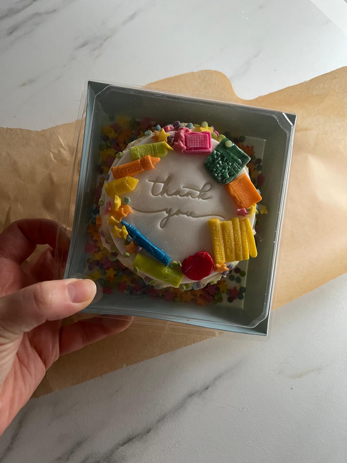 Little Thank you Sprinkles Cake