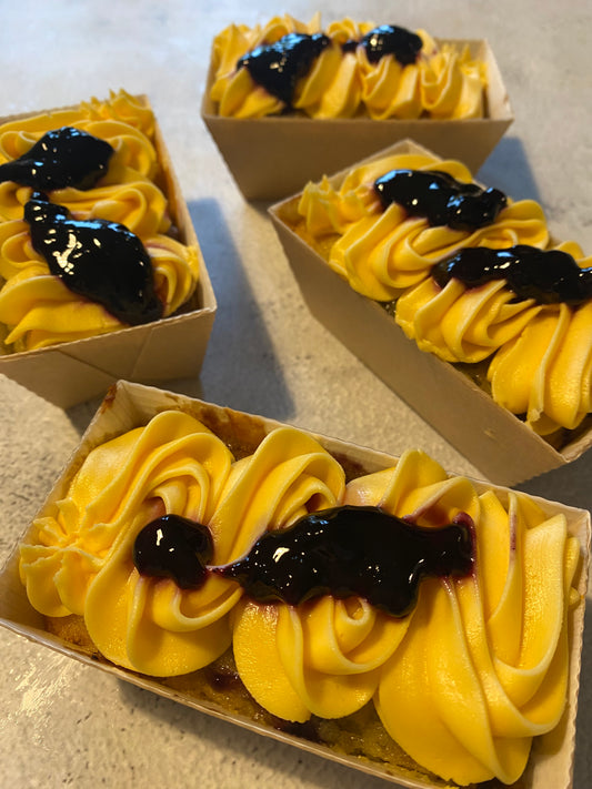 Blueberry & Custard Little Loaf [Gluten & Dairy Free]