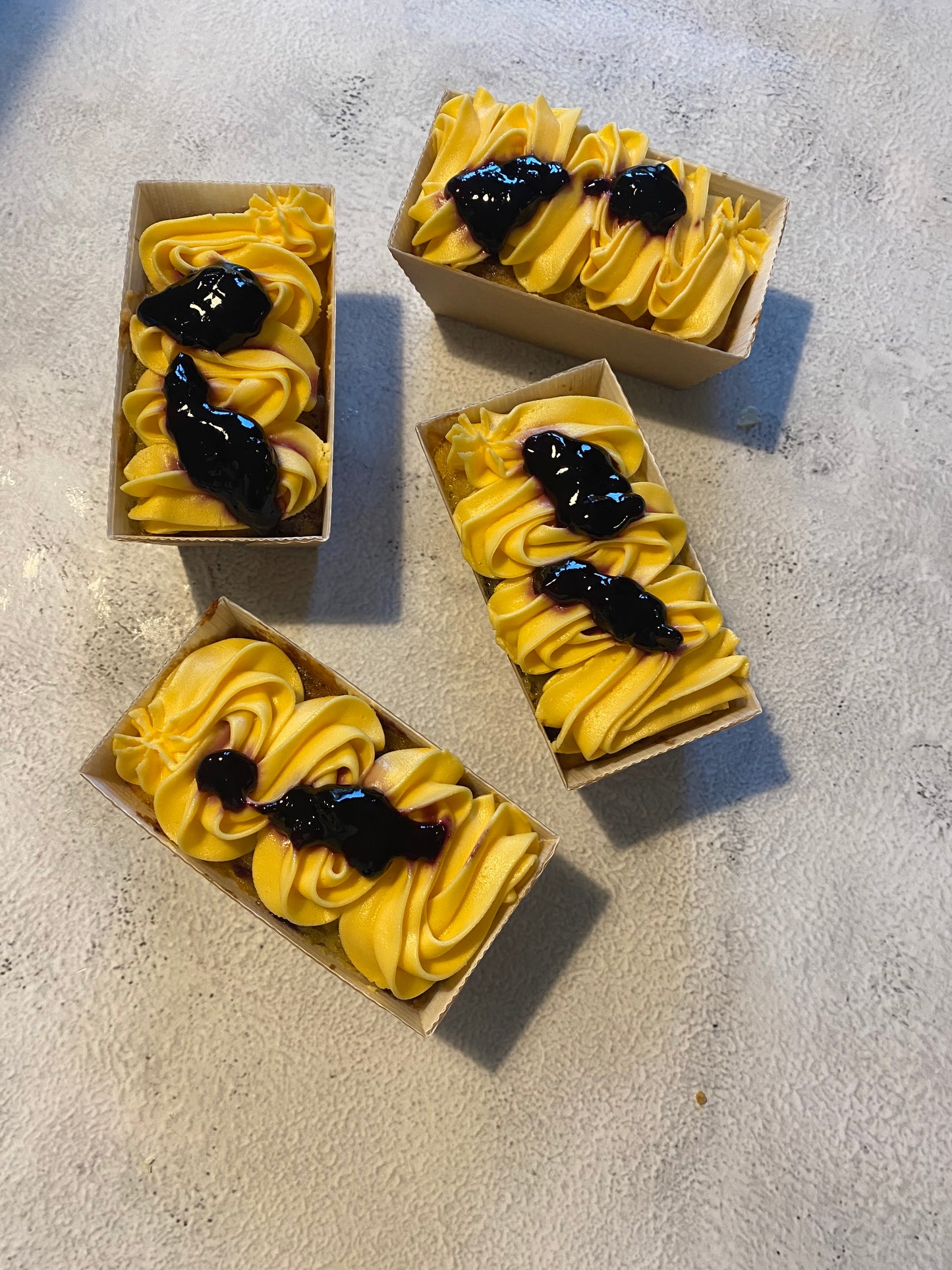 Blueberry & Custard Little Loaf [Gluten & Dairy Free]