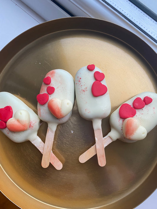 Valentine Cakesicles