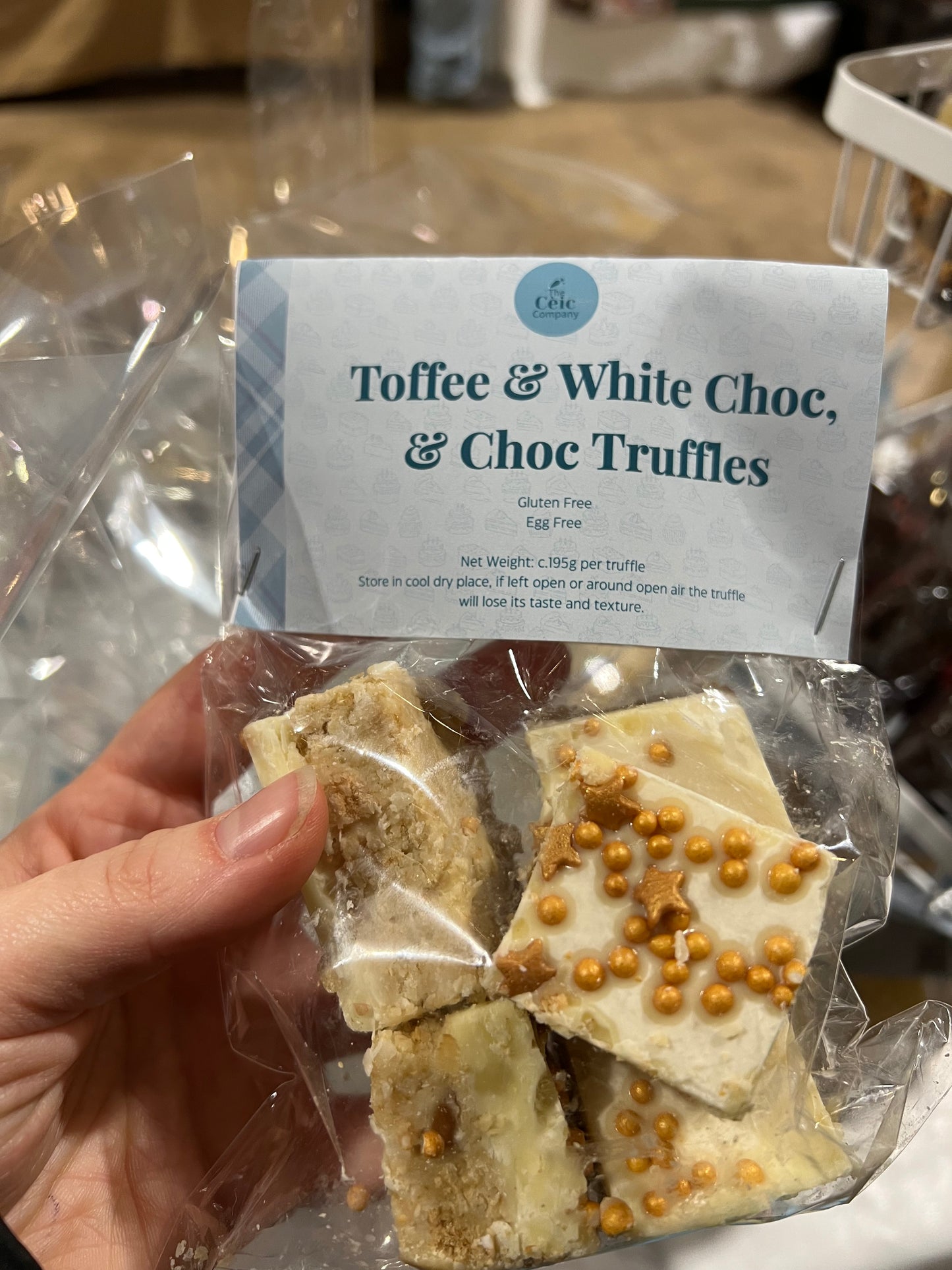 Toffee & White Chocolate Truffles