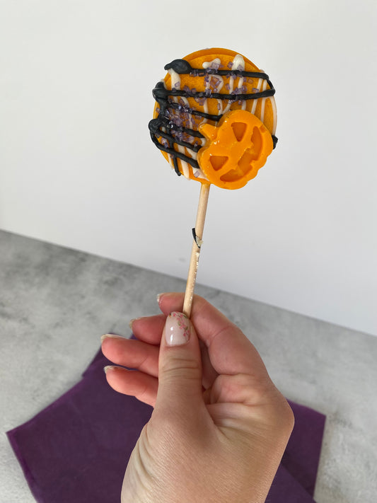 Curiously Spooky lollipops