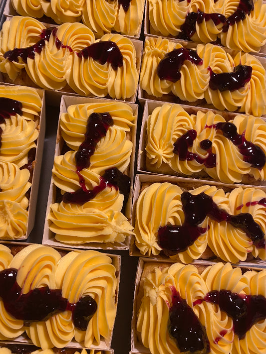 Blueberry & Custard Little Loaf