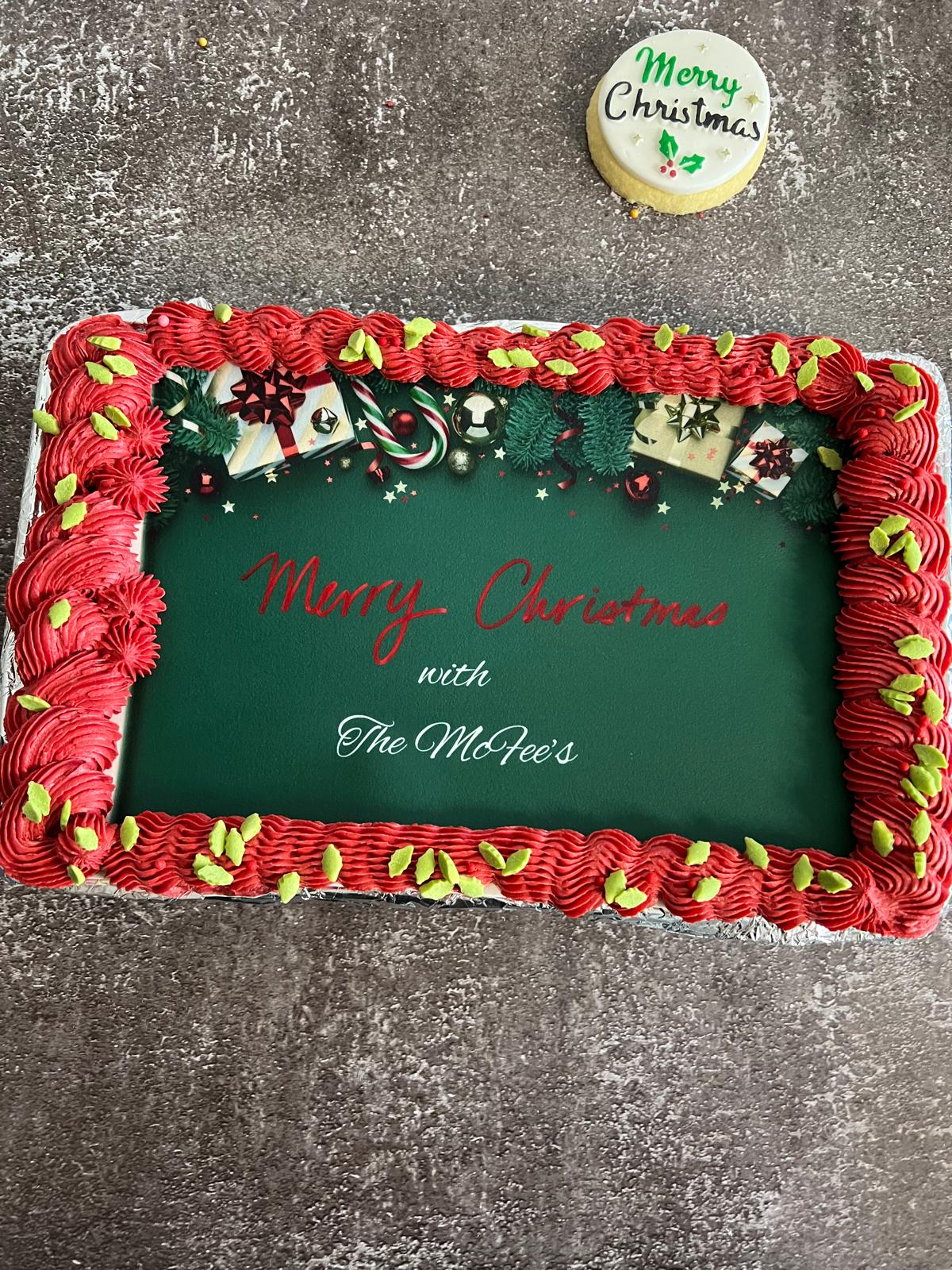 Personalised Sheet Cake