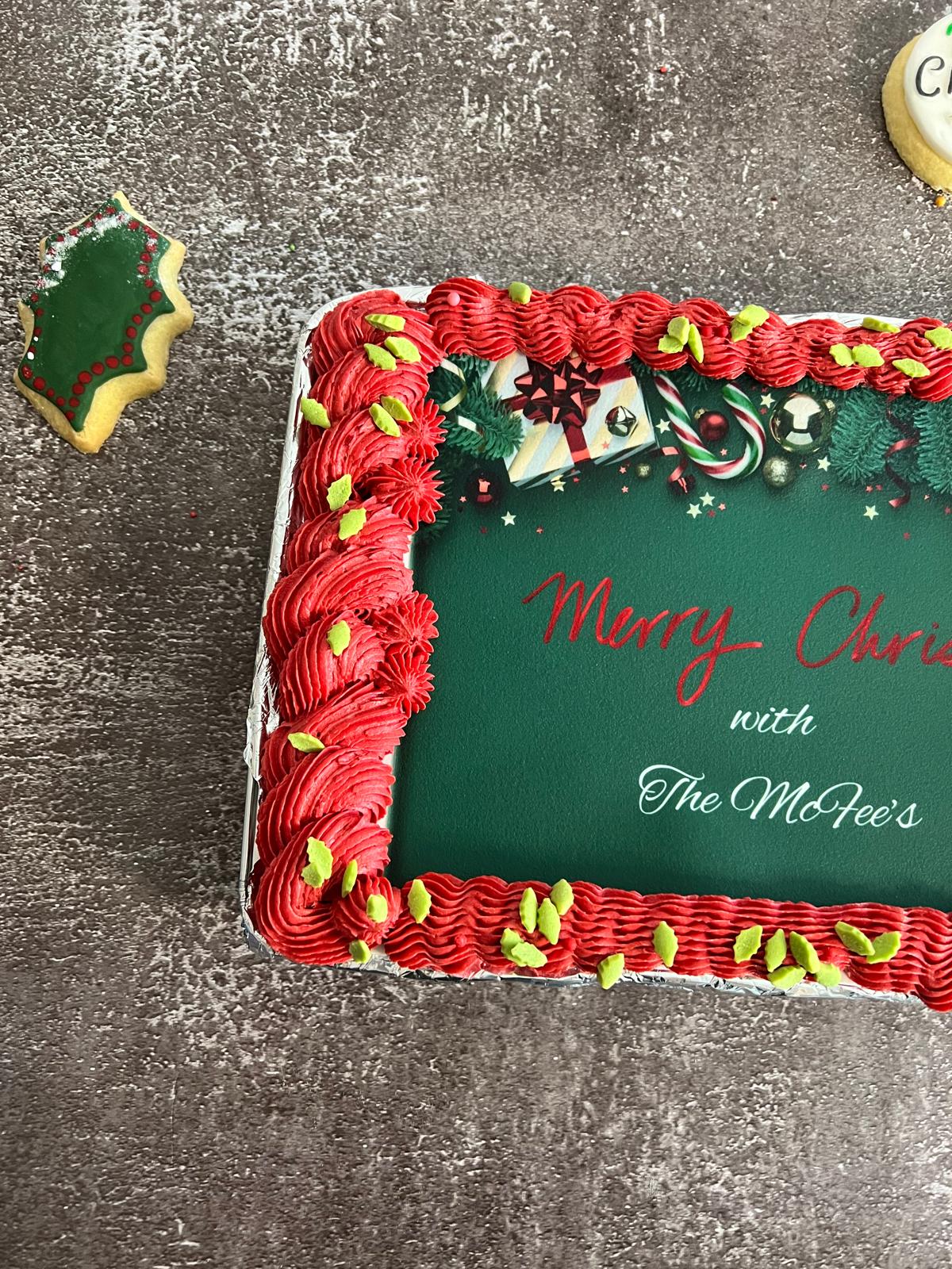 Personalised Sheet Cake