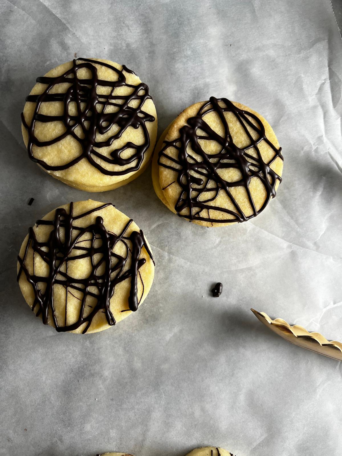 Choc and Vanilla Biscuit